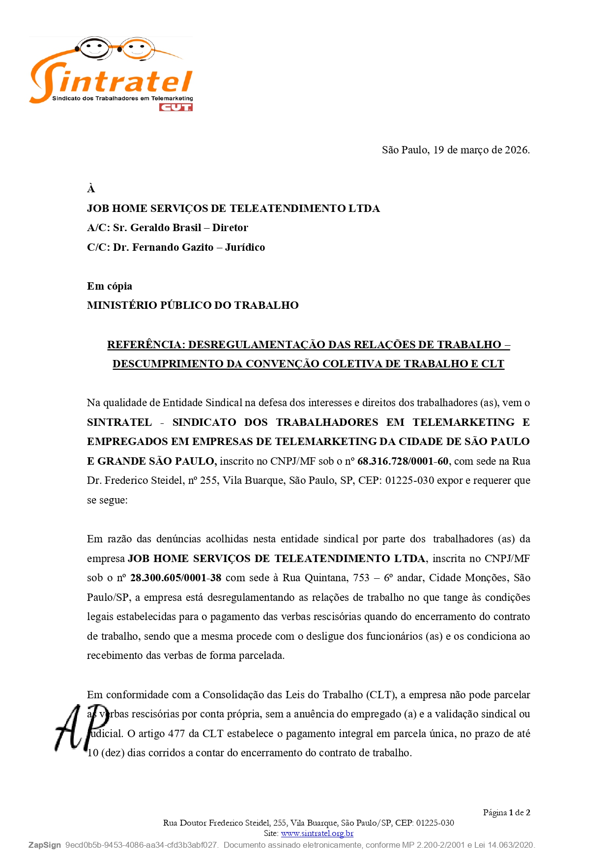 OFÍCIO JOB HOME 19032026 REQUERIMENTO DE MESA REDONDA 1 page 0001