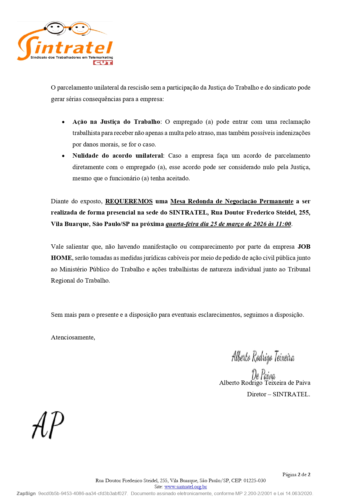 OFÍCIO JOB HOME 19032026 REQUERIMENTO DE MESA REDONDA 1 page 0002