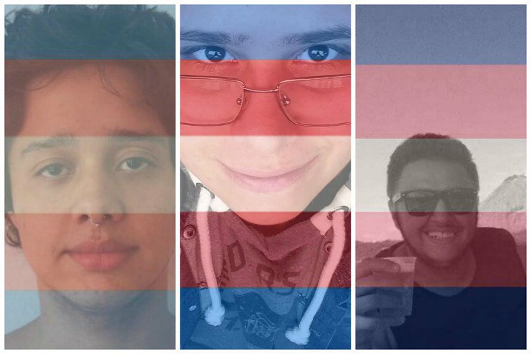 Thomas, Samuel e Xande lutam querem visibilidade para as questões dos homens trans TranS